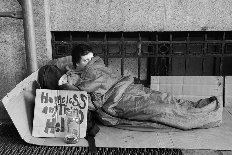 Homeless : Street Life : New York : Personal Photo Projects :  Richard Moore Photography : Photographer : 